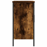 Bathroom Sink Cabinet Smoked Oak 60x30x60 cm Engineered Wood 842448