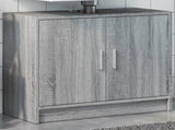 Sink Cabinet Grey Sonoma 63x29x55 cm Engineered Wood 848099