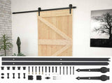 Sliding Door 80 x 210 cm Solid Pine Wood Natural and Black 3444849