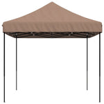 ZNTS Foldable Party Tent Pop-Up Brown 440x292x315 cm 4004964