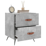 Bedside Cabinets 2 pcs Concrete Grey 40x35x47.5 cm Engineered Wood 827253