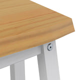 Dining Bench EKAI White 91.5 x 29 x 45.5 cm Solid Pine Wood 42037010