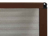 Plisse Insect Screen for Windows Aluminium Brown 120x120 cm 148656