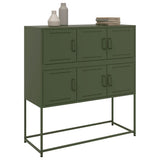 Sideboard Olive Green 100.5x39x107 cm Steel 846600