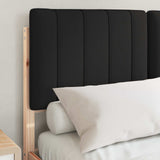 Bed Frame with Upholstered Headboard Black 120 x 190 cm 878066