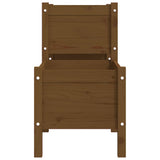 Planter Honey Brown 178.5x44x75 cm Solid Wood Pine 822250