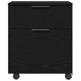 File Cabinet Black Oak 45 x 38 x 54 cm Engineered Wood 862771