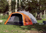 Camping Tent Dome 3-Person Grey and Orange Quick Release 4004224