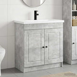 Bathroom Furniture Set Concrete Grey 78.5 x 37.5 x 81 cm 3404137