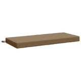 2-Piece Bench Cushions SOEST 2 pcs 100% Polyester Taupe 950235