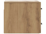 Wall-Mounted Bedside Cabinet 2 pcs Artisan Oak Engineered Wood 898654