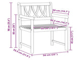 Garden Chairs 2 pcs Natural Solid Acacia Wood 42028081