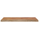 Table Top 90x40x2.5 cm Rectangular Solid Wood Acacia Live Edge 370251
