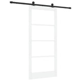 Sliding Door ORKDAL White and Black 93 x 202 cm 3332036