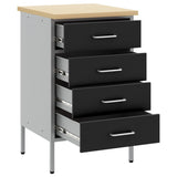 Work Bench with Drawer Black and Grey 50 x 55 x 85 cm 4103460