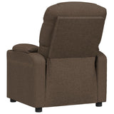 Recliner Chair Brown Fabric 348074