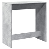 Bar Table Concrete Grey 102x50x103.5 cm Engineered Wood 854430