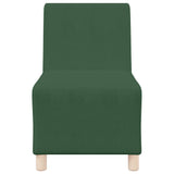 Modular Sofa Unit Armless 2 pcs Jungle Green 55 x 74 x 82 cm 3399780