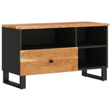 TV Cabinet 80x33x46 cm Solid Wood Acacia and Engineered Wood 351975