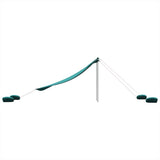 Beach Canopy with Sand Anchors Green 304x300 cm 4008645