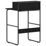 Desk with Storage Black Oak 60 x 50 x 91 cm 8008014