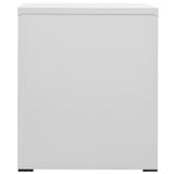 ZNTS Filing Cabinet Light Grey 46x62x72.5 cm Steel 336271