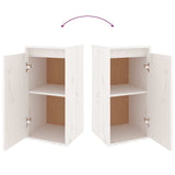 TV Cabinets 4 pcs White Solid Wood Pine 3100280