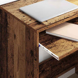 Desk with Drawer Old Wood 77.5 x 43 x 79 cm Engineered Wood 869520