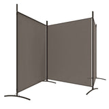 3-Panel Room Divider Anthracite 525x180 cm Fabric 350280