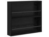 Magazine Rack 2 pcs Black Oak 60 x 12 x 70 cm Engineered Wood 890829