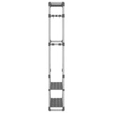 3-Tier Clothes Rack Silver 59x29x192 cm Aluminium 344385