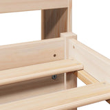 Bookcase Bed without Mattress 100x200cm Solid Wood Pine 3322415