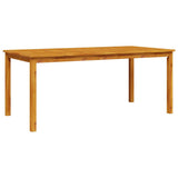 Garden Dining Set 9 pcs Brown Solid Acacia Wood 3375674