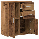 Sideboard with Drawer Old Wood 60 x 31 x 70 cm Engineered Wood 871415
