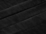 Throw Blanket Black 240 x 270 cm Fleece 42016996