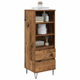 Highboard with Drawer Old Wood 40 x 36 x 110 cm Engineered Wood 882741