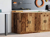Garage Storage Cabinet Old Wood 60x51x85 cm Solid Wood Pine 860578