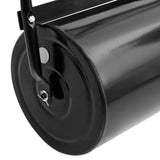 Garden Lawn Roller Push Black 63 L Iron and Steel 154467
