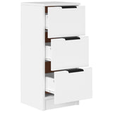 Sideboard White Engineered wood Compact Storage Sideboard 811151
