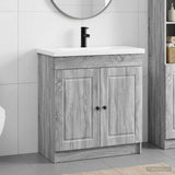 Bathroom Furniture Set Grey Sonoma 56 x 37.5 x 81 cm 3404130