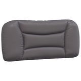 Bed Frame with LED without Mattress "Hvar" Grey 90x200 cm 3213909