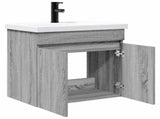 Bathroom Vanity Unit with Tap Grey Sonoma 61 x 40 x 74.5 cm 889542