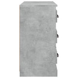 Sideboard Concrete Grey 70x35,5x67,5 cm Engineered Wood 816436
