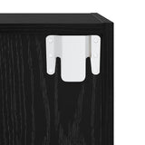 TV Cabinet Set 4 pcs Black Oak 37 x 37 x 72 cm Engineered Wood 3393562
