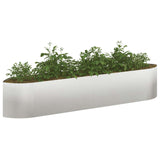 Raised Garden Bed Stainless Steel 220 x 40x 40 cm Steel 8011723