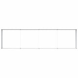 Garden Raised Bed 390 x 100 x 36 cm Galvanised Steel 42017361