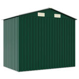 Garden Shed Green 205x129x183 cm Galvanised Steel 46297