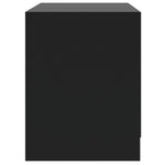 Bedside Cabinets 2 pcs Black 45x34.5x44.5 cm Engineered Wood 809848