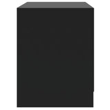 Bedside Cabinets 2 pcs Black 45x34.5x44.5 cm Engineered Wood 809848