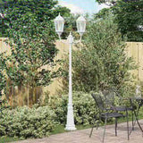 Garden Light White 68 x 20 x 235 cm Aluminium and Glass 42000337